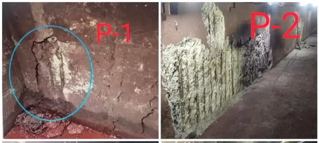 RCC Wall & plaster Damage